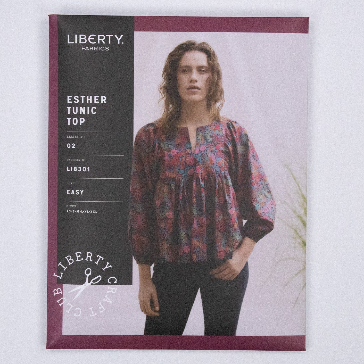 Esther Tunic Top Ladies Set - Liberty Paper pattern - FO:REST Fabric 布恩堂Liberty fabrictana lawnjapanese fabricykk zipper