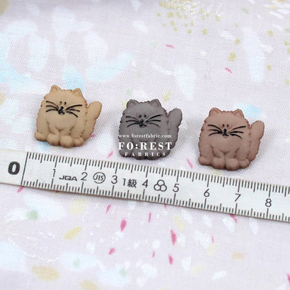 Fat cat Buttons - FO:REST Fabric 布恩堂Liberty fabrictana lawnjapanese fabricykk zipper