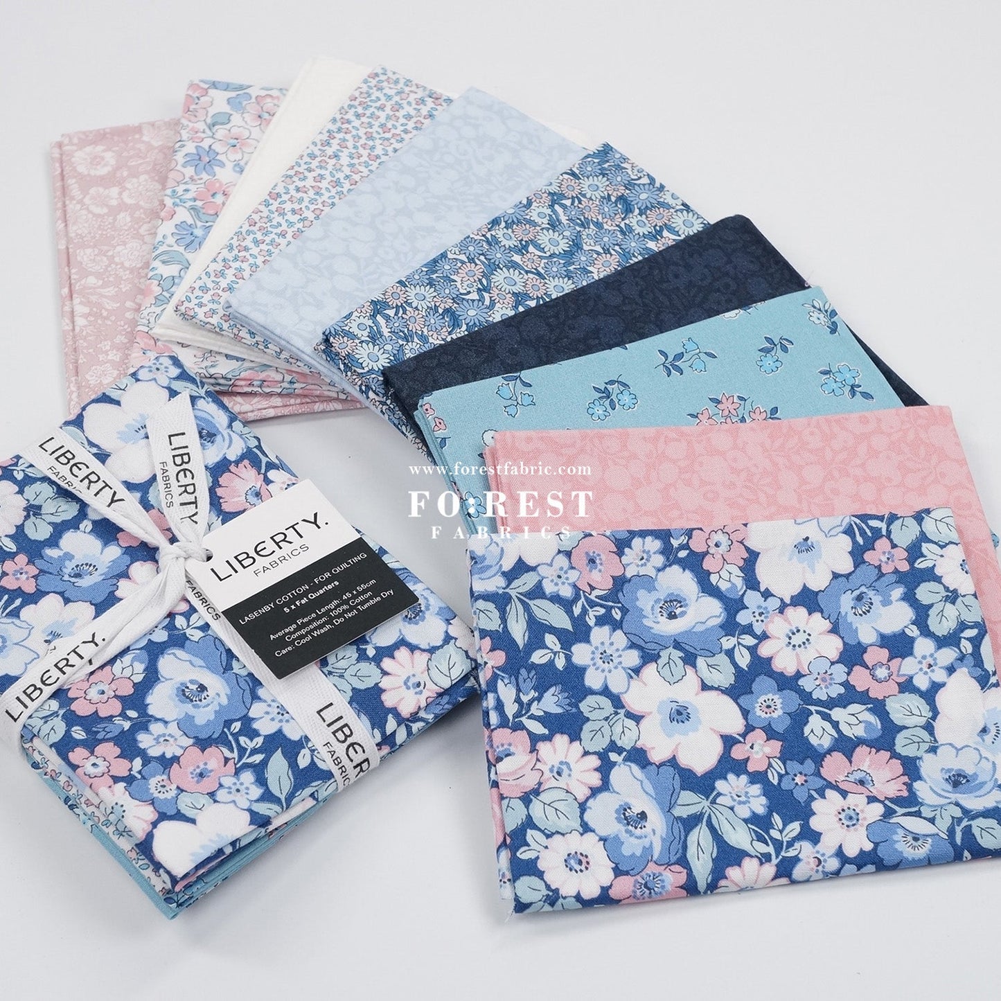 Fat Quarter Bundle Quilting Liberty Heirloom - FO:REST Fabric 布恩堂Liberty fabrictana lawnjapanese fabricykk zipper