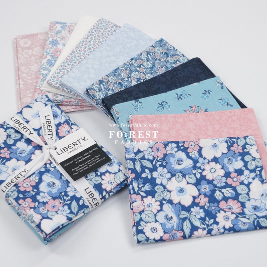 Fat Quarter Bundle Quilting Liberty Heirloom - FO:REST Fabric 布恩堂Liberty fabrictana lawnjapanese fabricykk zipper