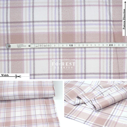 Flannel - HEARTHER TARTAN 法籣絨 - FO:REST Fabric 布恩堂Liberty fabrictana lawnjapanese fabricykk zipper