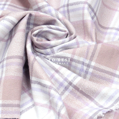 Flannel - HEARTHER TARTAN 法籣絨 - FO:REST Fabric 布恩堂Liberty fabrictana lawnjapanese fabricykk zipper