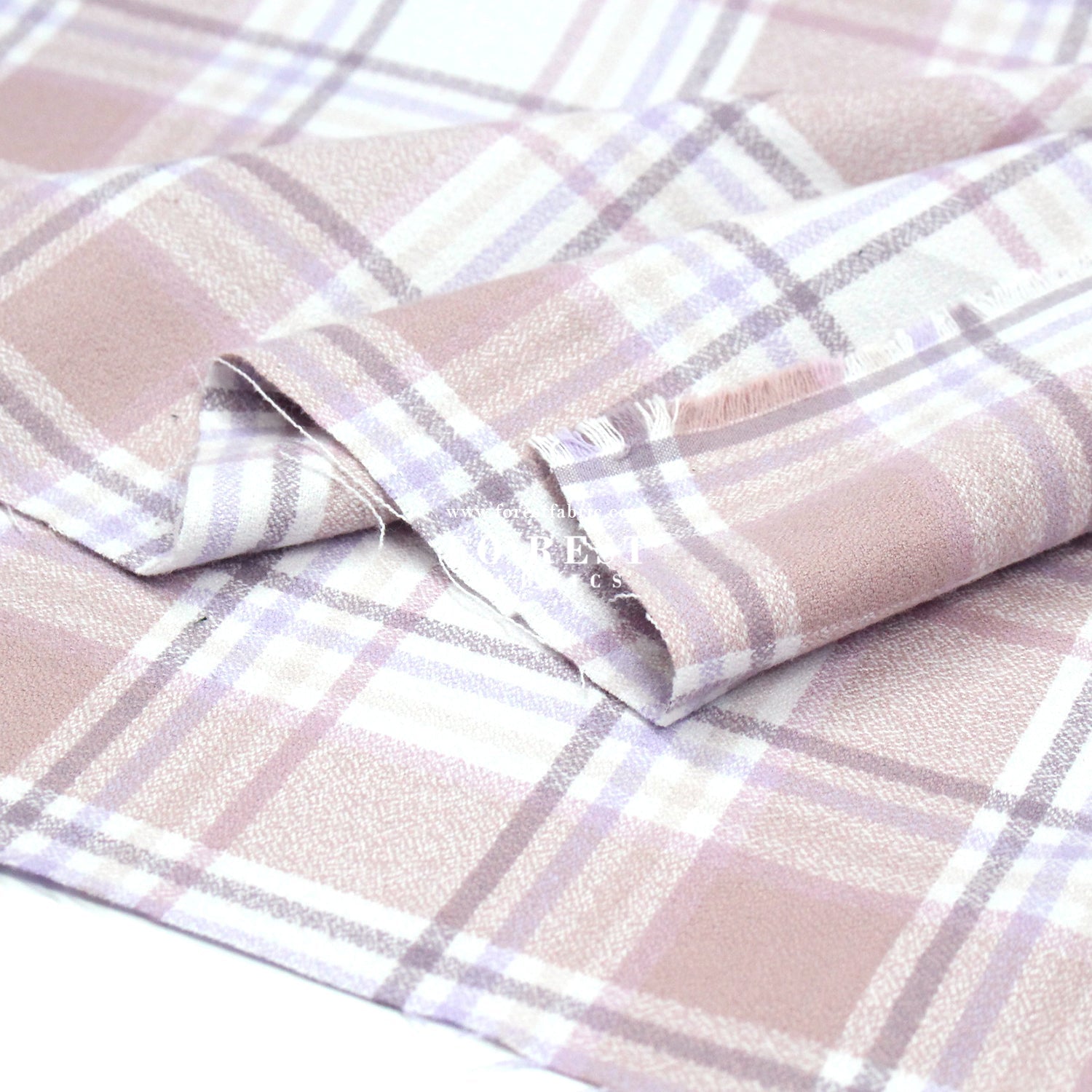 Flannel - HEARTHER TARTAN 法籣絨 - FO:REST Fabric 布恩堂Liberty fabrictana lawnjapanese fabricykk zipper