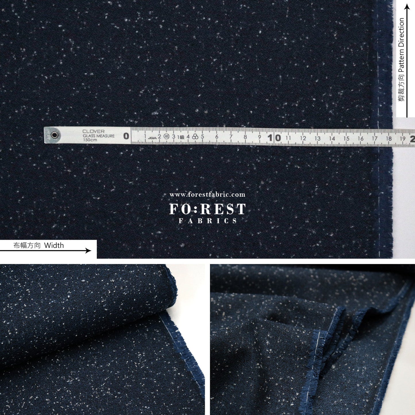 Flannel - SPARKLING 法籣絨 - FO:REST Fabric 布恩堂Liberty fabrictana lawnjapanese fabricykk zipper