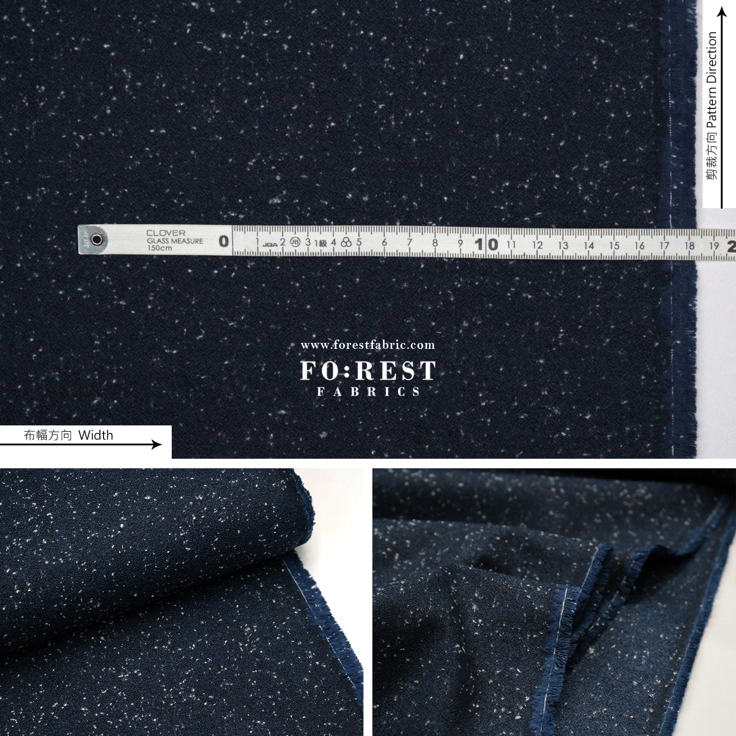 Flannel - SPARKLING 法籣絨 - FO:REST Fabric 布恩堂Liberty fabrictana lawnjapanese fabricykk zipper