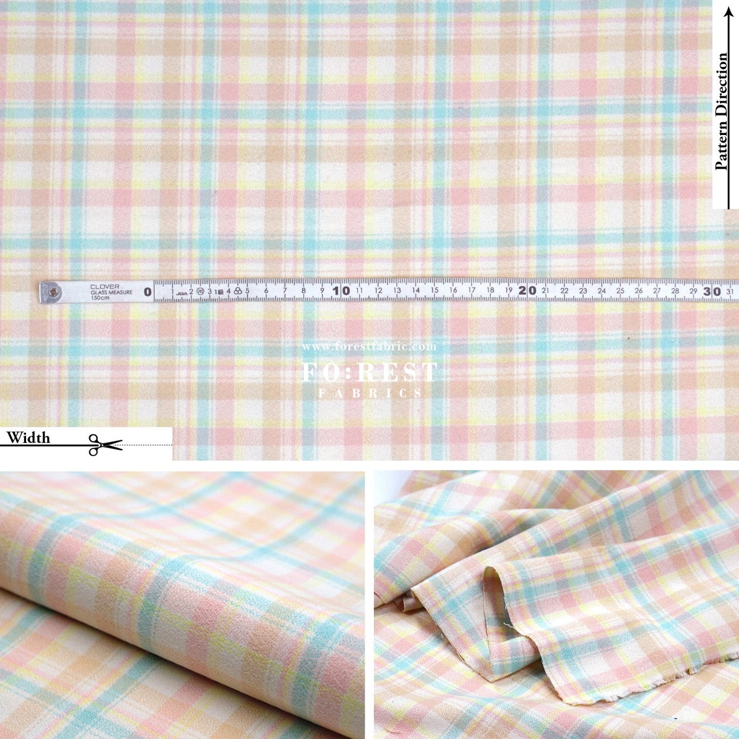 Flannel - TARTAN 法籣絨 - FO:REST Fabric 布恩堂Liberty fabrictana lawnjapanese fabricykk zipper