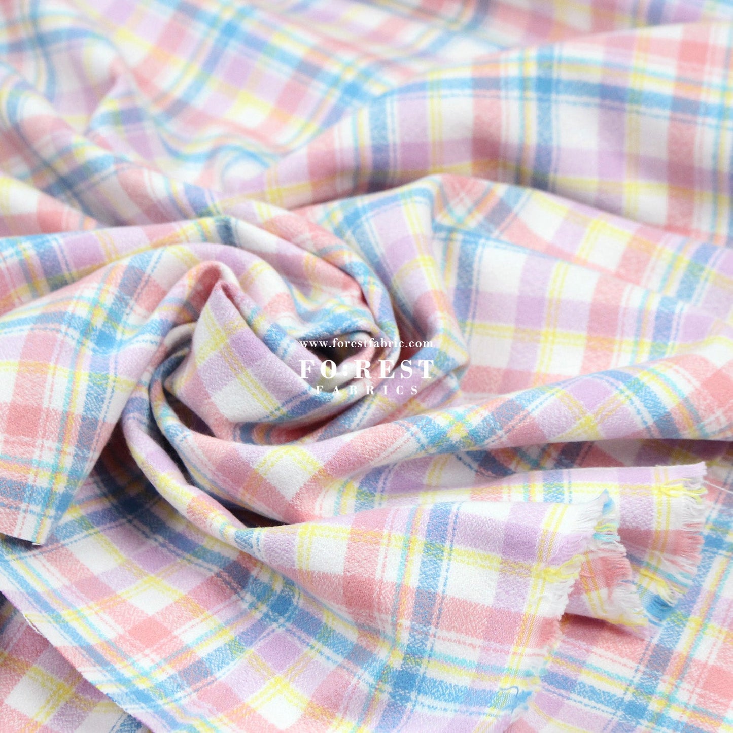 Flannel - TARTAN 法籣絨 - FO:REST Fabric 布恩堂Liberty fabrictana lawnjapanese fabricykk zipper