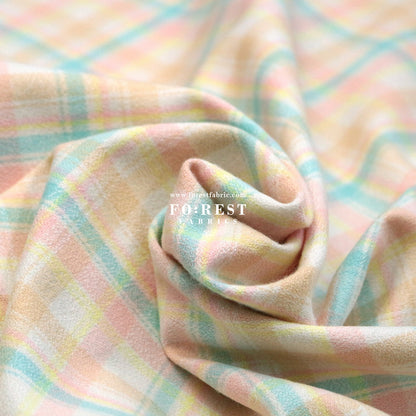 Flannel - TARTAN 法籣絨 - FO:REST Fabric 布恩堂Liberty fabrictana lawnjapanese fabricykk zipper