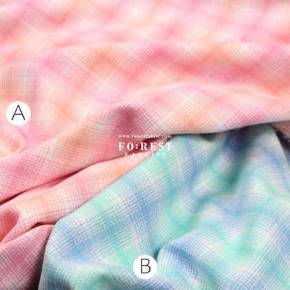 Flannel - TARTAN 法籣絨 - FO:REST Fabric 布恩堂Liberty fabrictana lawnjapanese fabricykk zipper