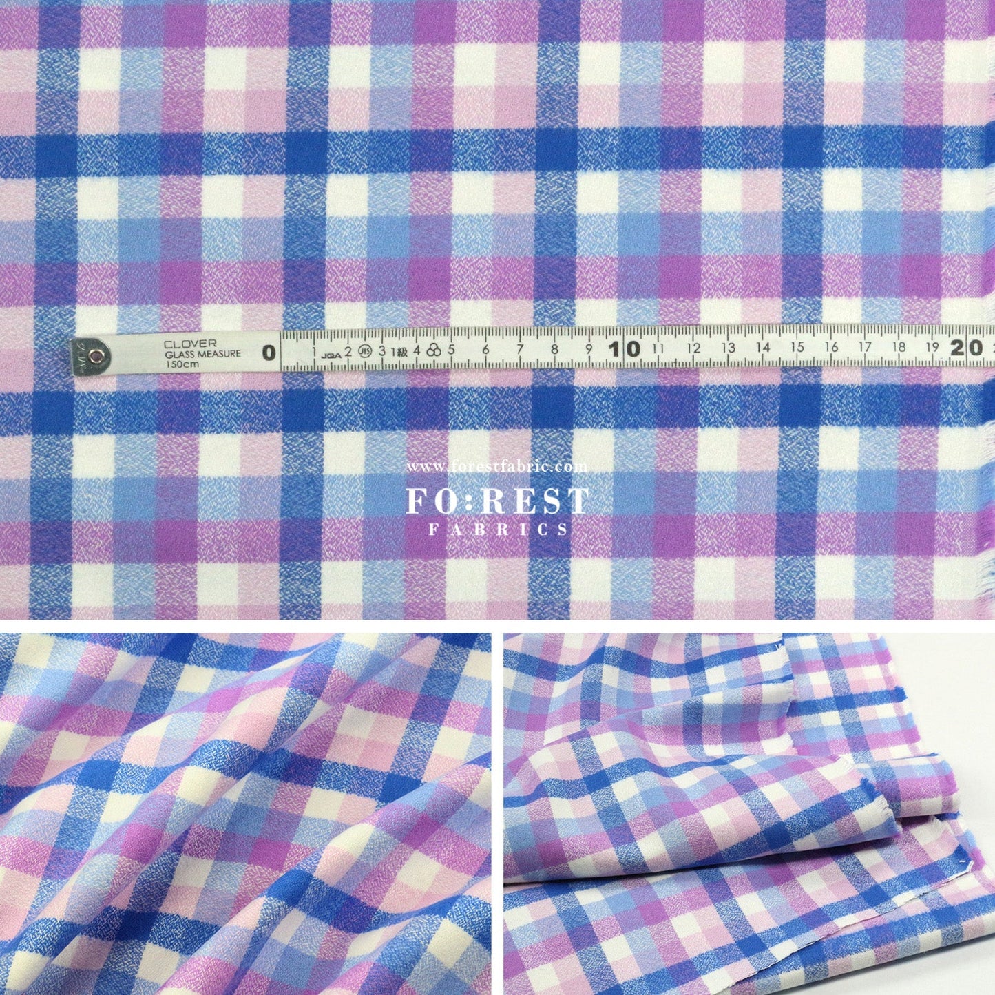 Flannel - TARTAN 法籣絨 - FO:REST Fabric 布恩堂Liberty fabrictana lawnjapanese fabricykk zipper