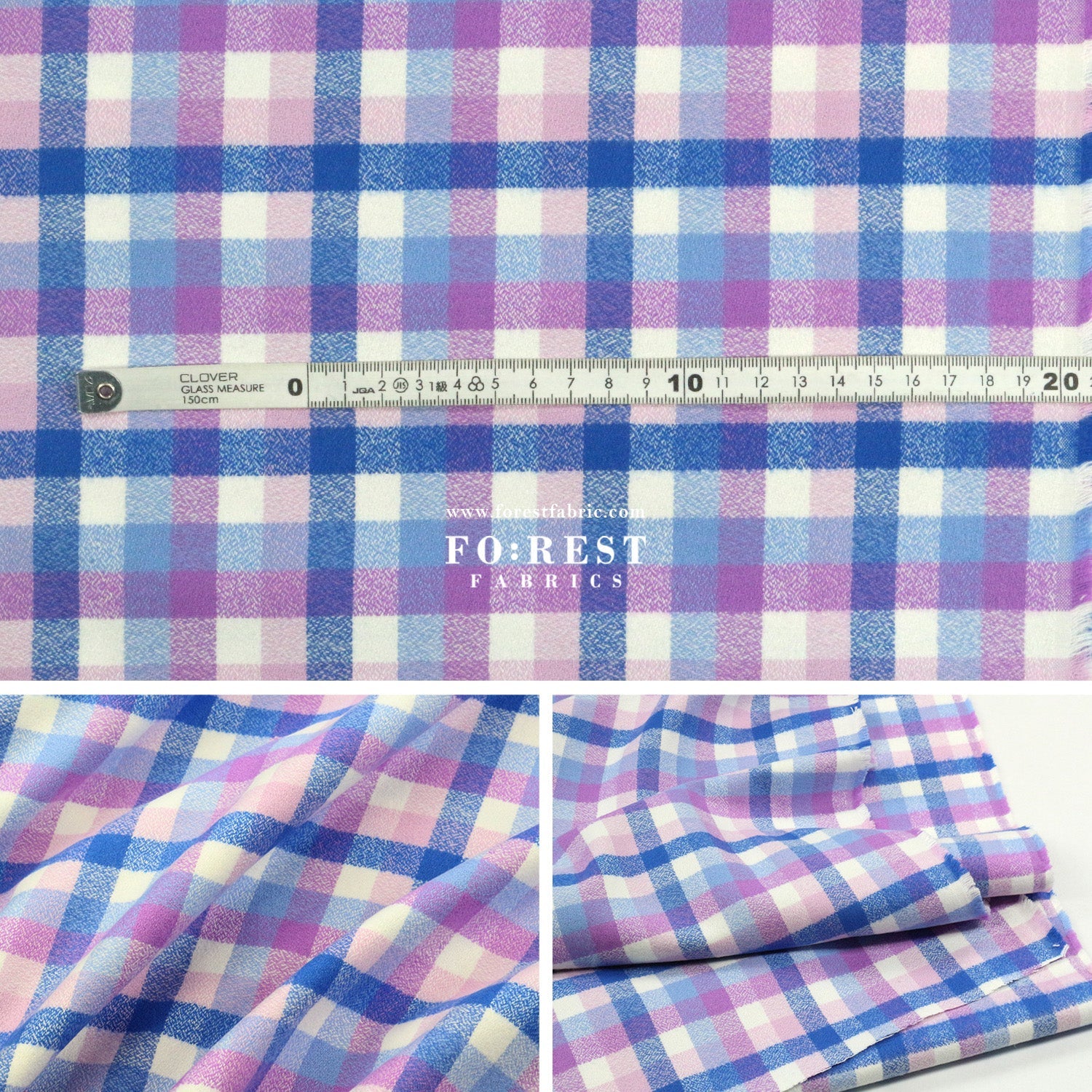 Flannel - TARTAN 法籣絨 - FO:REST Fabric 布恩堂Liberty fabrictana lawnjapanese fabricykk zipper
