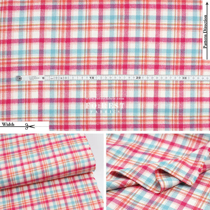 Flannel - TARTAN 法籣絨 - FO:REST Fabric 布恩堂Liberty fabrictana lawnjapanese fabricykk zipper