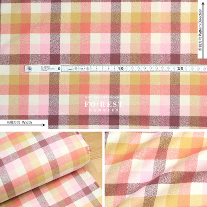 Flannel - TARTAN 法籣絨 - FO:REST Fabric 布恩堂Liberty fabrictana lawnjapanese fabricykk zipper