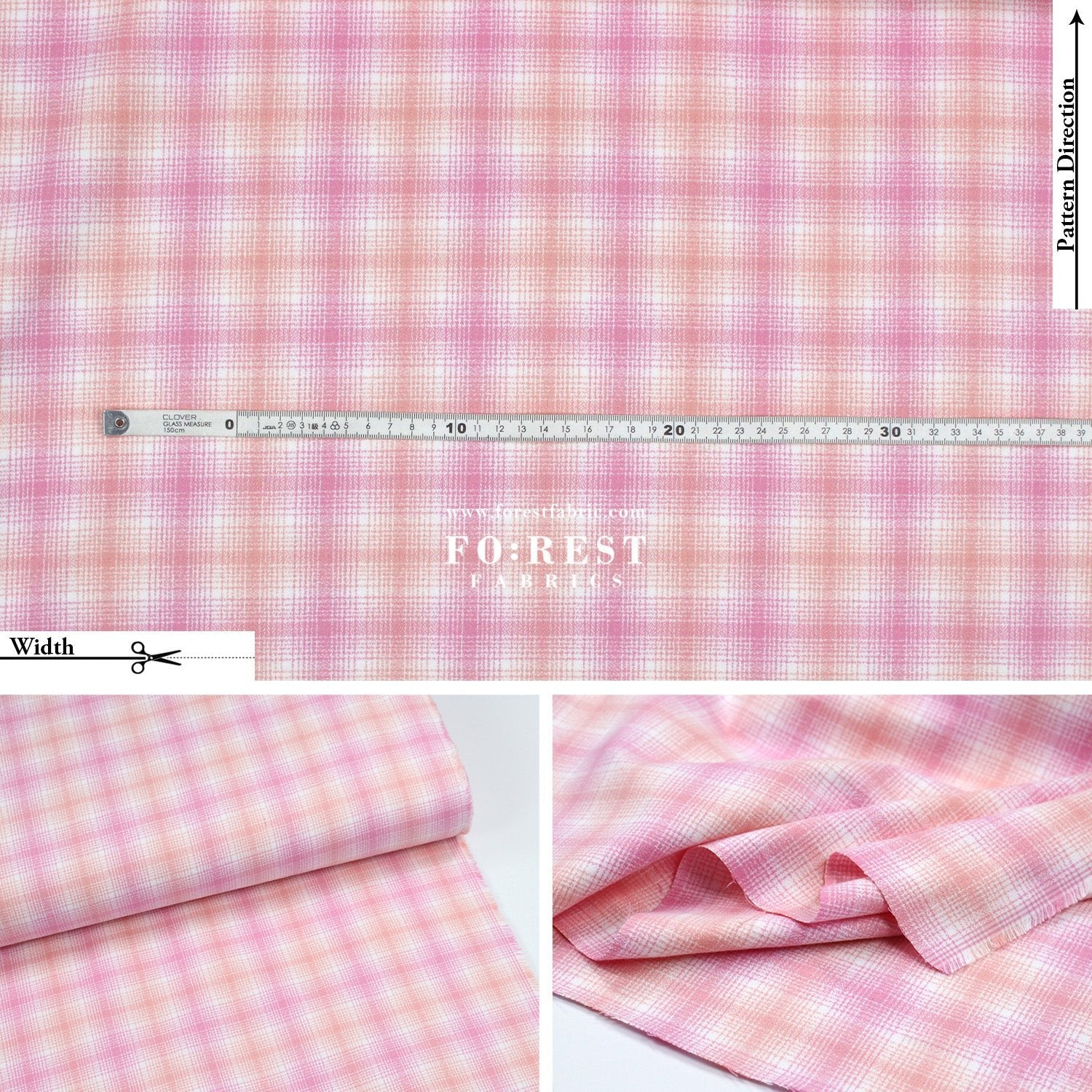 Flannel - TARTAN 法籣絨 - FO:REST Fabric 布恩堂Liberty fabrictana lawnjapanese fabricykk zipper