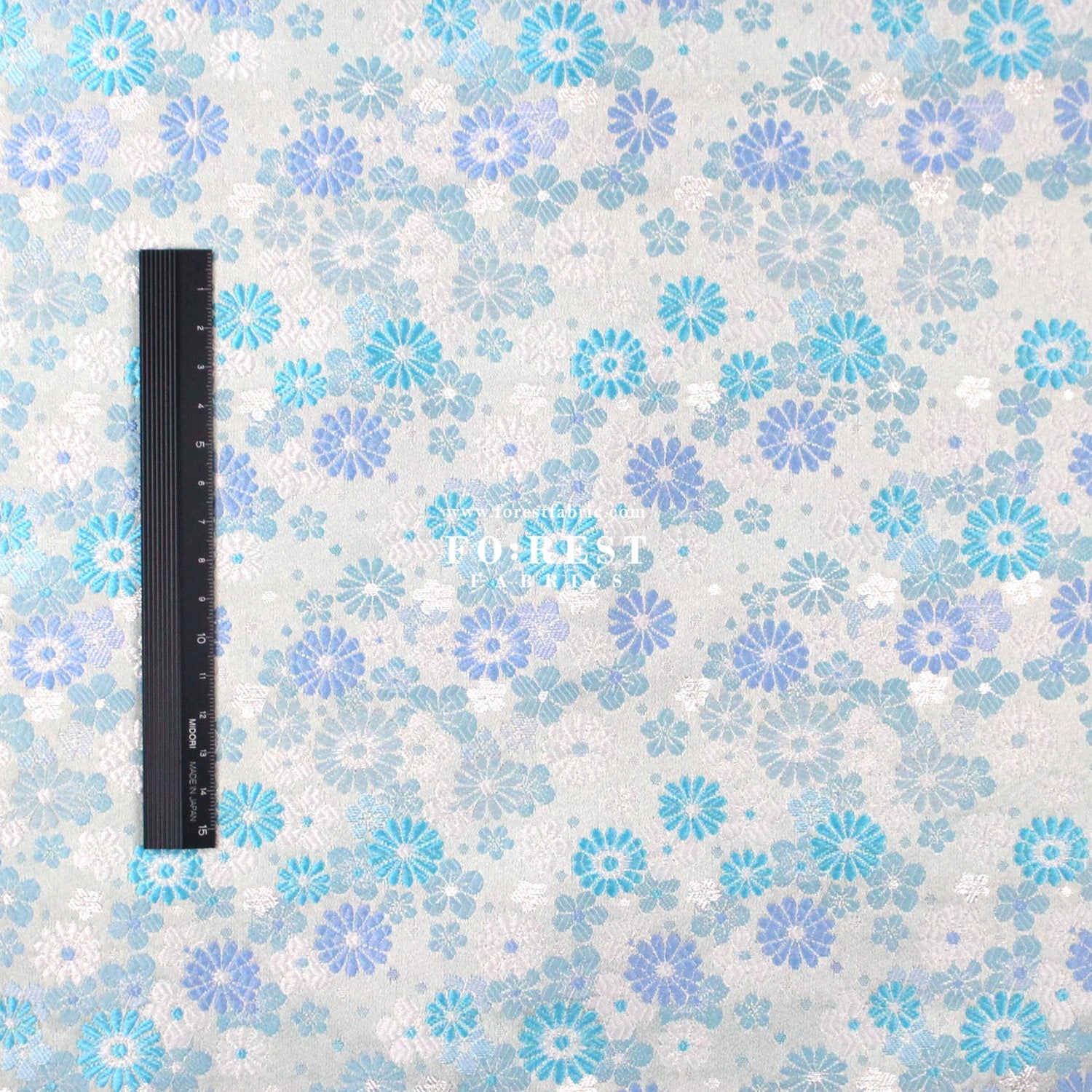 Gold Brocade - chrysanthemum fabric - FO:REST Fabric 布恩堂Liberty fabrictana lawnjapanese fabricykk zipper