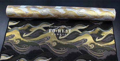Gold Brocade - cloud fabric - FO:REST Fabric 布恩堂Liberty fabrictana lawnjapanese fabricykk zipper