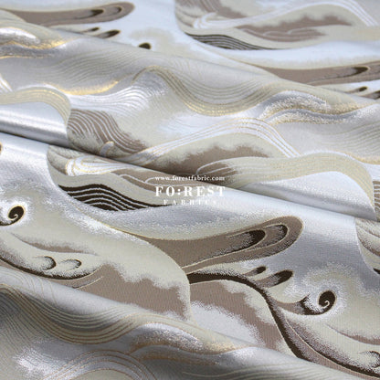 Gold Brocade - cloud fabric - FO:REST Fabric 布恩堂Liberty fabrictana lawnjapanese fabricykk zipper