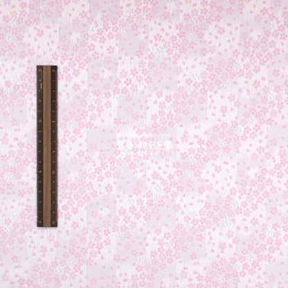 Gold Brocade - Little Sakura fabric Pink Purple - FO:REST Fabric 布恩堂Liberty fabrictana lawnjapanese fabricykk zipper