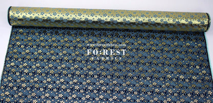 Gold Brocade - Little sakura fabric - FO:REST Fabric 布恩堂Liberty fabrictana lawnjapanese fabricykk zipper