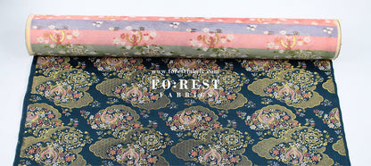 Gold Brocade - Phoenix fabric - FO:REST Fabric 布恩堂Liberty fabrictana lawnjapanese fabricykk zipper