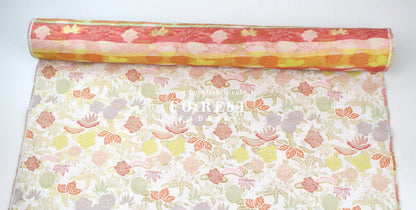 Gold Brocade - Pine fabric ICE - FO:REST Fabric 布恩堂Liberty fabrictana lawnjapanese fabricykk zipper