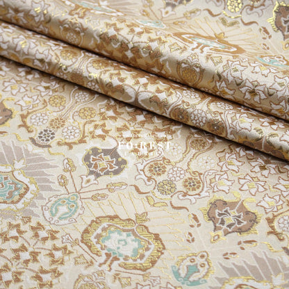 Gold Brocade - Queen fabric - FO:REST Fabric 布恩堂Liberty fabrictana lawnjapanese fabricykk zipper