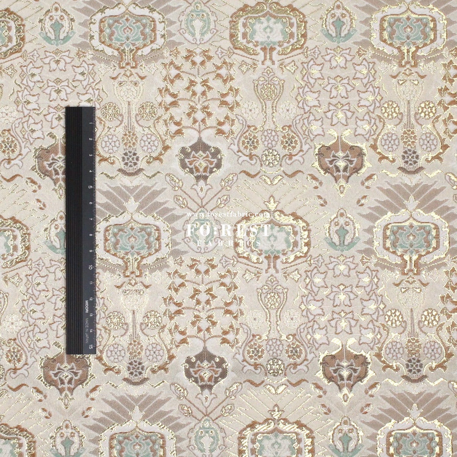 Gold Brocade - Queen fabric - FO:REST Fabric 布恩堂Liberty fabrictana lawnjapanese fabricykk zipper