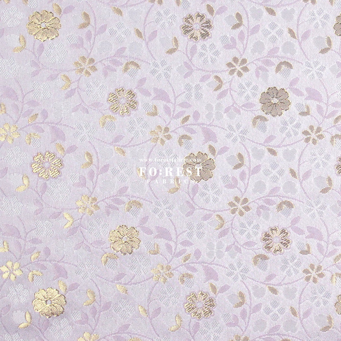 Gold Brocade - sakura blooms fabric - FO:REST Fabric 布恩堂Liberty fabrictana lawnjapanese fabricykk zipper