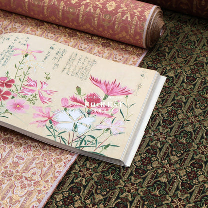 Gold Brocade - Soul of a King fabric - FO:REST Fabric 布恩堂Liberty fabrictana lawnjapanese fabricykk zipper