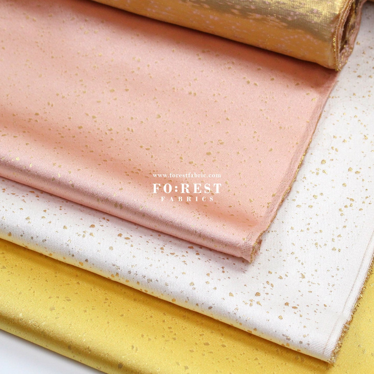 Gold Brocade - Sparkling fabric - FO:REST Fabric 布恩堂Liberty fabrictana lawnjapanese fabricykk zipper
