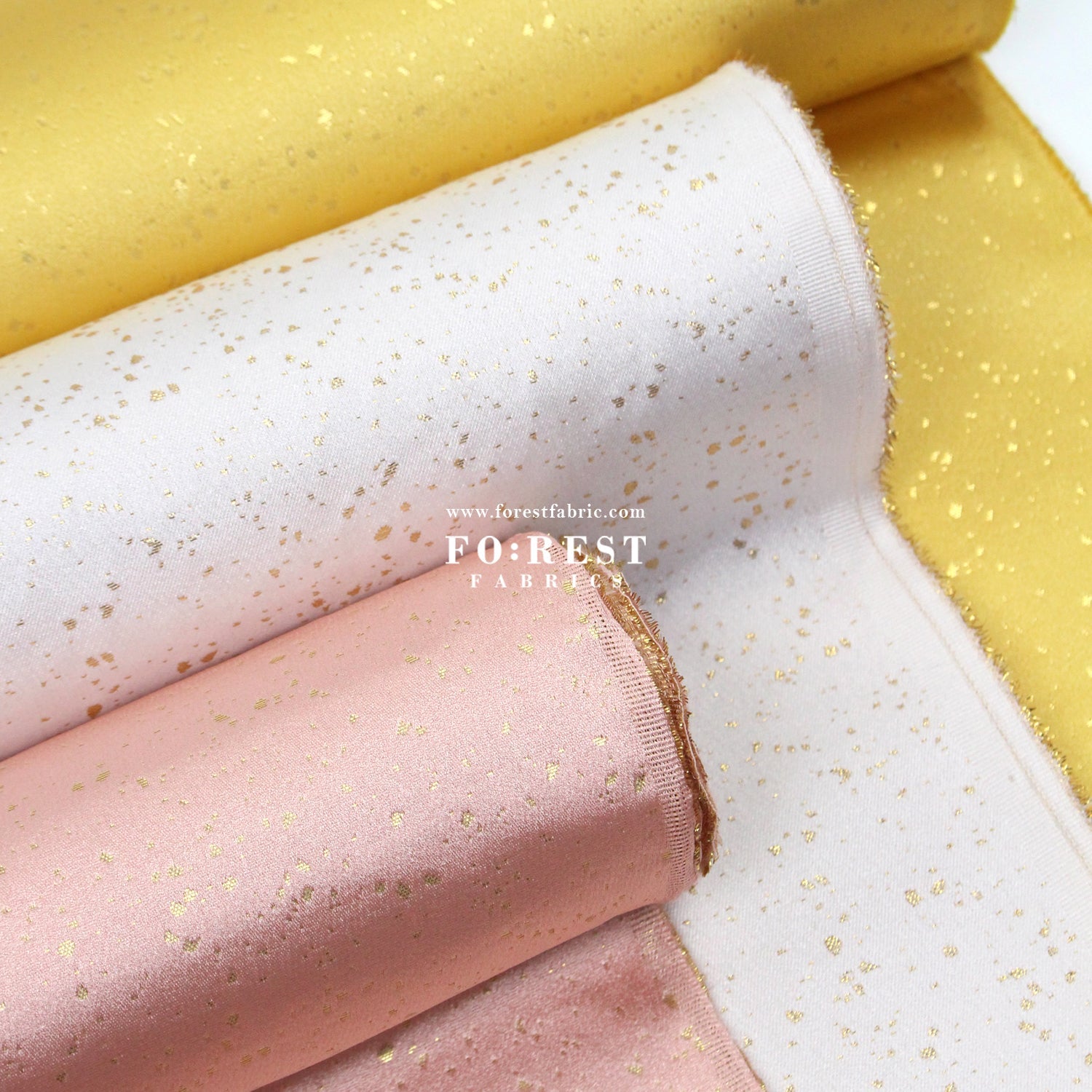 Gold Brocade - Sparkling fabric - FO:REST Fabric 布恩堂Liberty fabrictana lawnjapanese fabricykk zipper