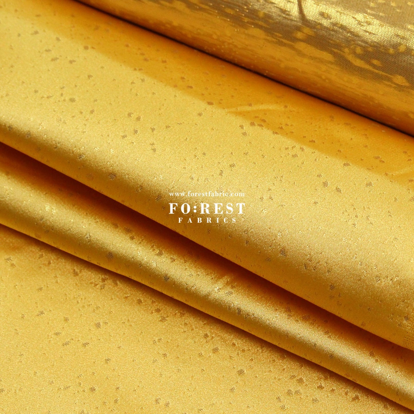 Gold Brocade - Sparkling fabric - FO:REST Fabric 布恩堂Liberty fabrictana lawnjapanese fabricykk zipper