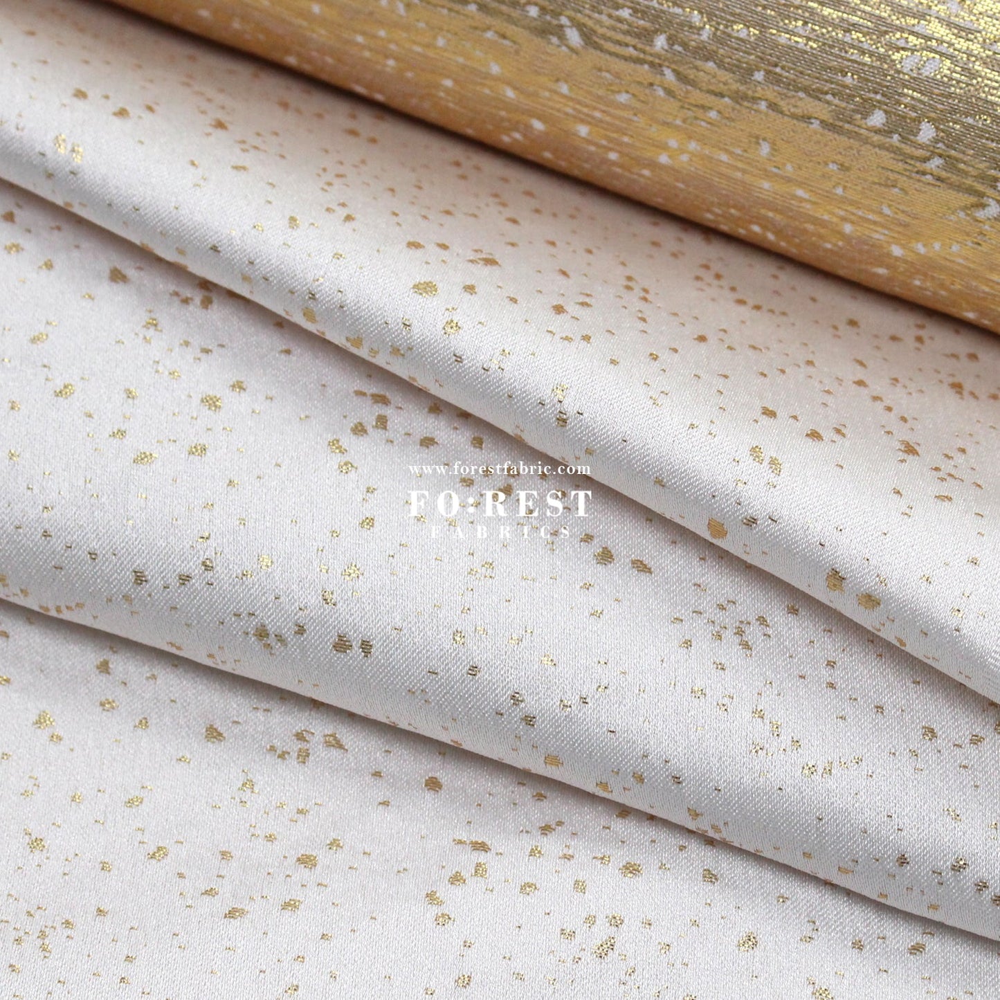 Gold Brocade - Sparkling fabric - FO:REST Fabric 布恩堂Liberty fabrictana lawnjapanese fabricykk zipper
