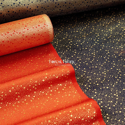 Gold Brocade - Stardust KINRAN fabric - FO:REST Fabric 布恩堂Liberty fabrictana lawnjapanese fabricykk zipper