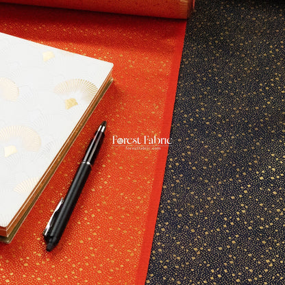 Gold Brocade - Stardust KINRAN fabric - FO:REST Fabric 布恩堂Liberty fabrictana lawnjapanese fabricykk zipper
