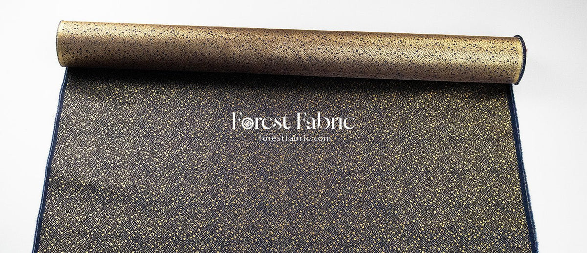 Gold Brocade - Stardust KINRAN fabric - FO:REST Fabric 布恩堂Liberty fabrictana lawnjapanese fabricykk zipper
