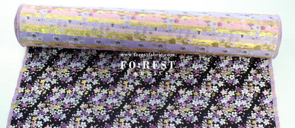 Gold Brocade - sweet Sakura fabric - FO:REST Fabric 布恩堂Liberty fabrictana lawnjapanese fabricykk zipper