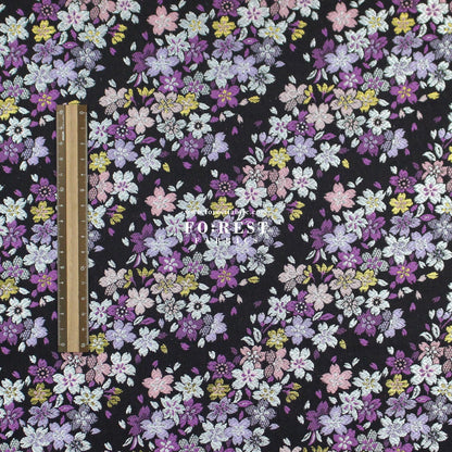 Gold Brocade - sweet Sakura fabric - FO:REST Fabric 布恩堂Liberty fabrictana lawnjapanese fabricykk zipper
