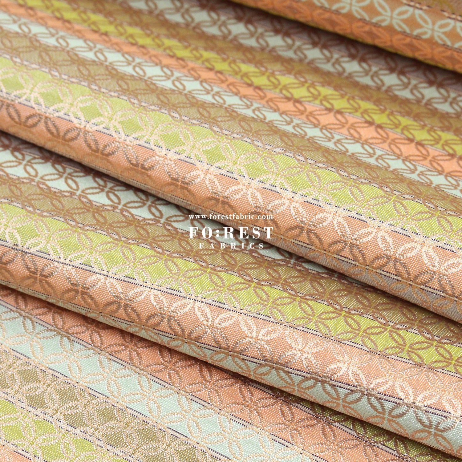 Gold Brocade - Tradition Shippo fabric - FO:REST Fabric 布恩堂Liberty fabrictana lawnjapanese fabricykk zipper
