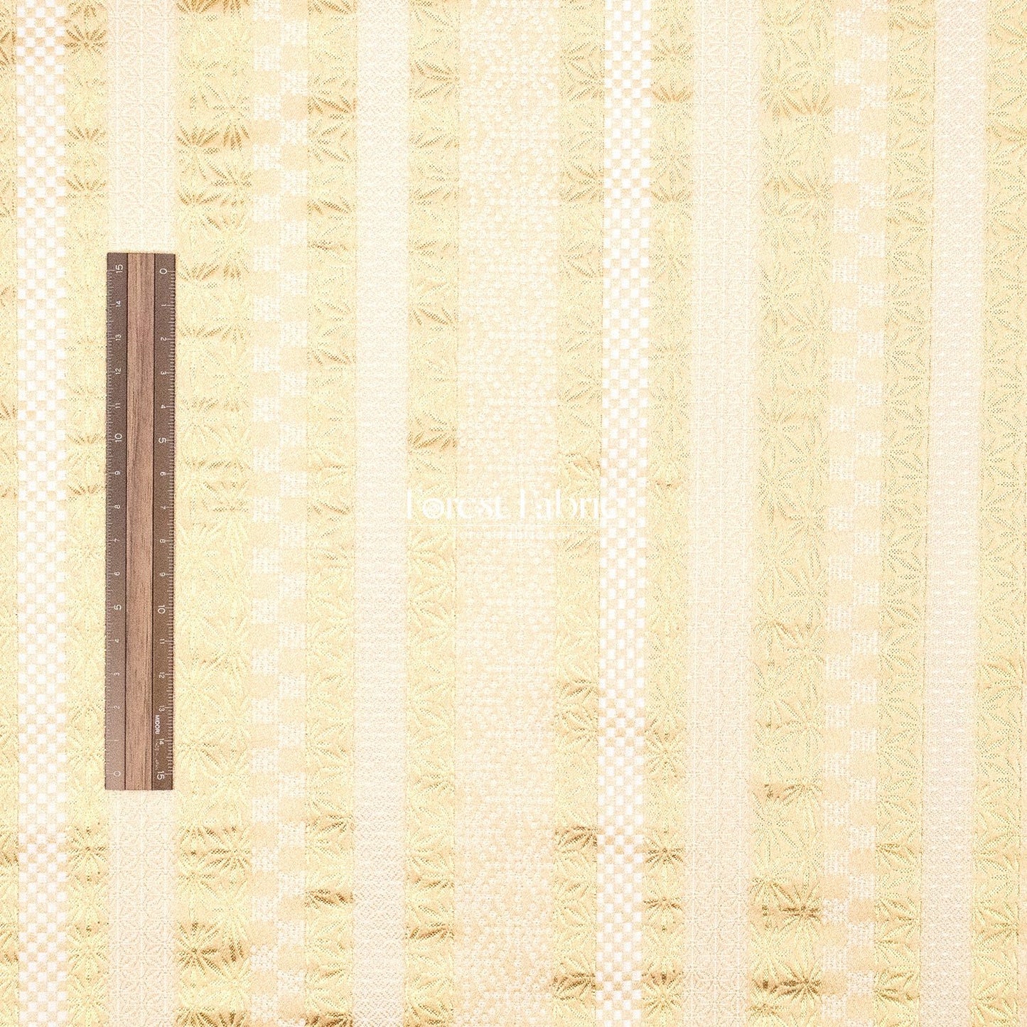Gold Brocade - Tradition Strip fabric Navy Gold - FO:REST Fabric 布恩堂Liberty fabrictana lawnjapanese fabricykk zipper