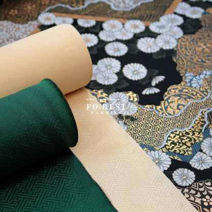 Gold Brocade - Traditional solid fabric - FO:REST Fabric 布恩堂Liberty fabrictana lawnjapanese fabricykk zipper