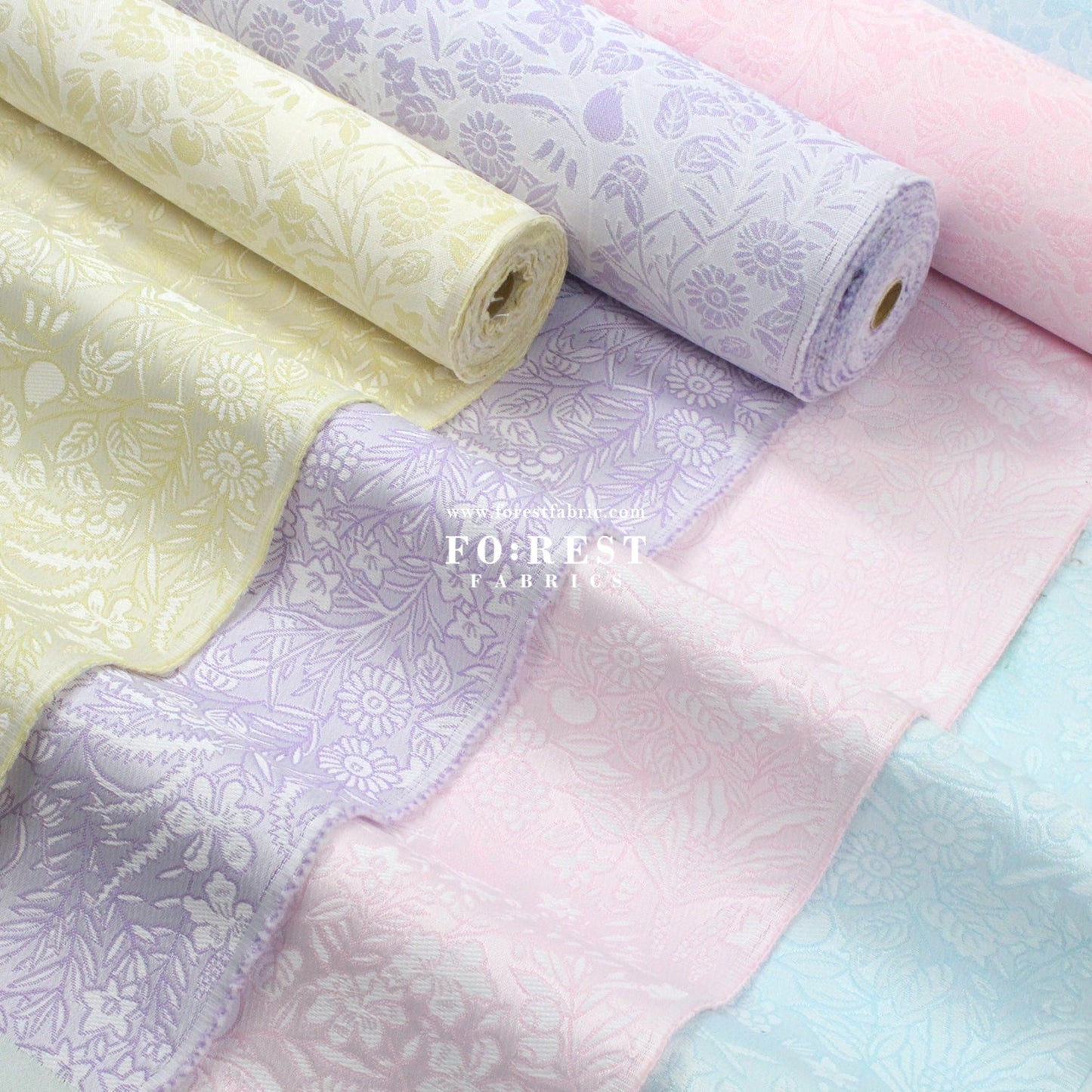 Gold Brocade - Wildflower fabric - FO:REST Fabric 布恩堂Liberty fabrictana lawnjapanese fabricykk zipper