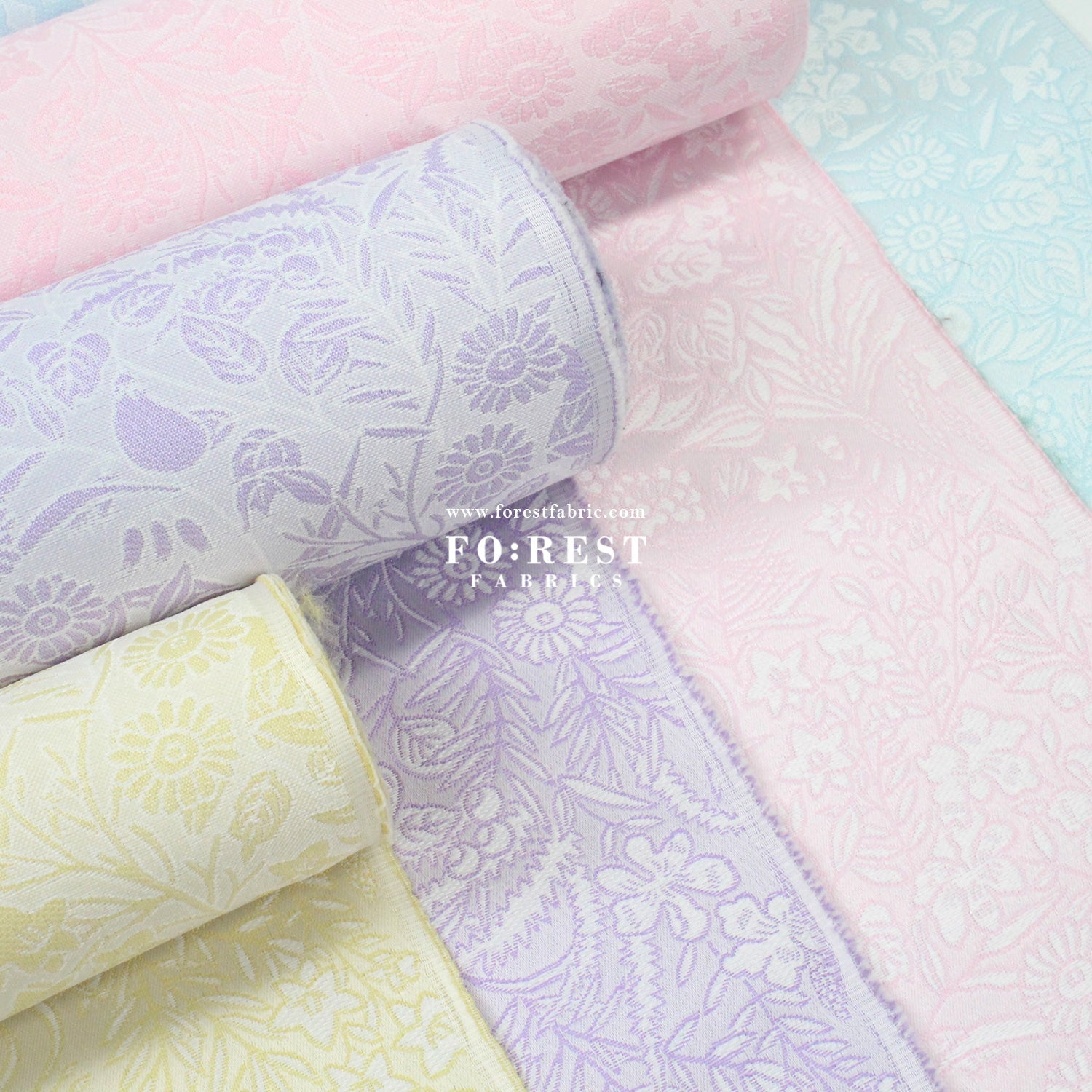 Gold Brocade - Wildflower fabric - FO:REST Fabric 布恩堂Liberty fabrictana lawnjapanese fabricykk zipper