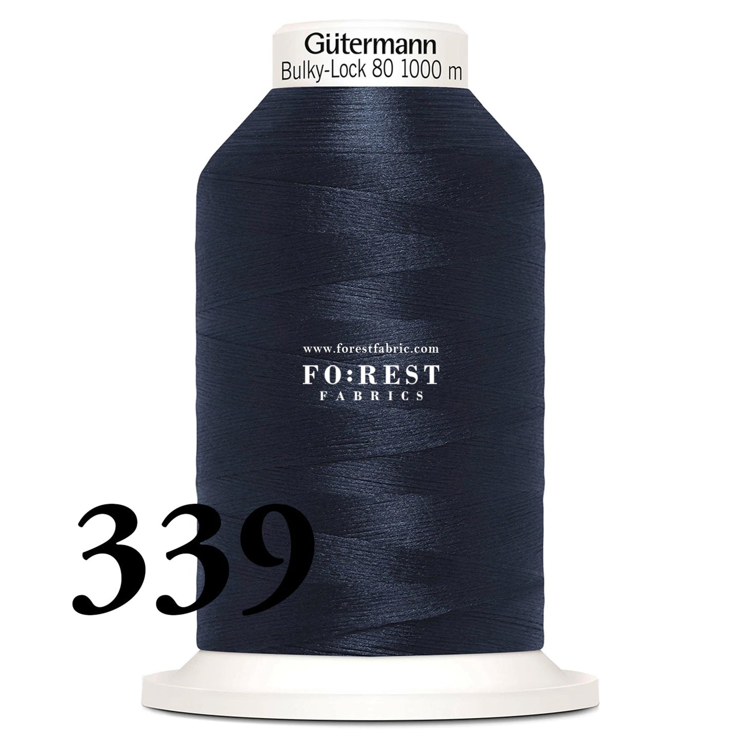Gutermann Bulky - Lock 80 Thread 1000m彈性車縫線 - FO:REST Fabric 布恩堂Liberty fabrictana lawnjapanese fabricykk zipper