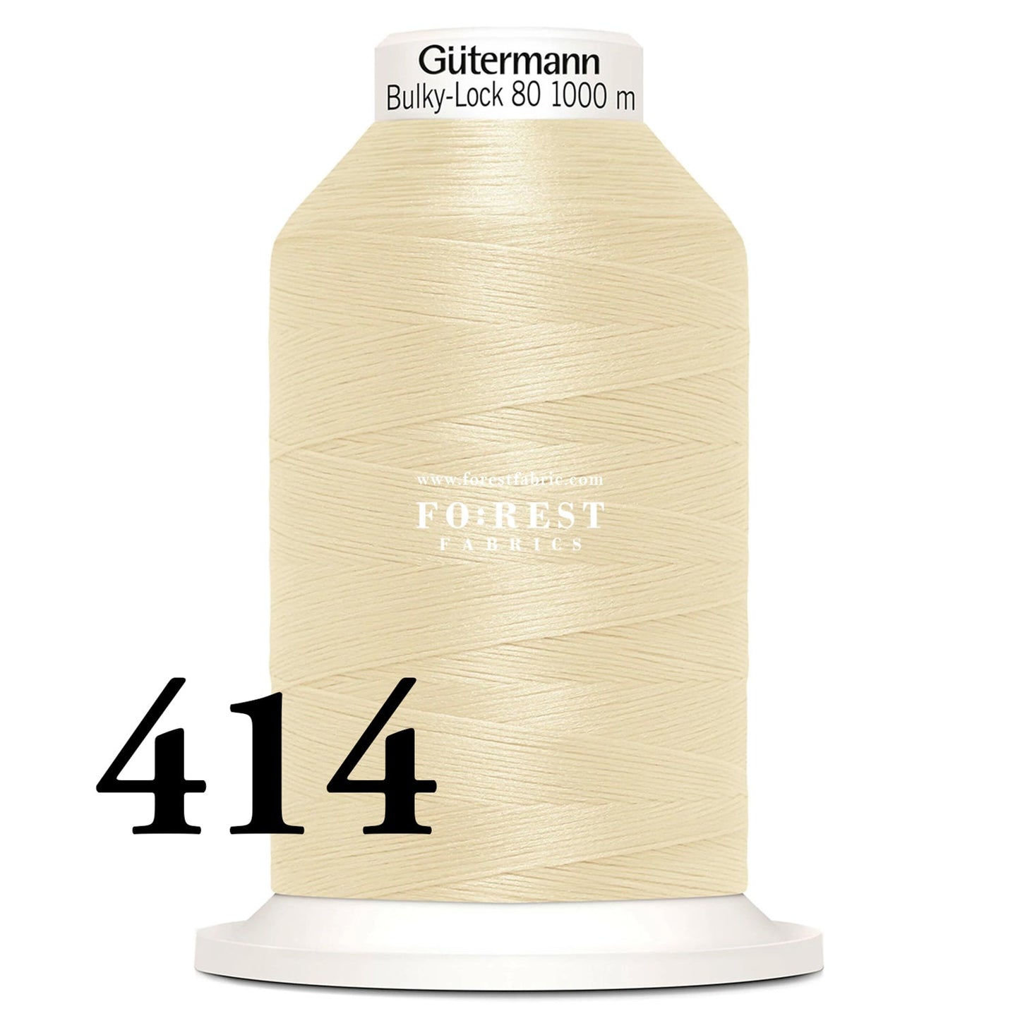 Gutermann Bulky - Lock 80 Thread 1000m彈性車縫線 - FO:REST Fabric 布恩堂Liberty fabrictana lawnjapanese fabricykk zipper