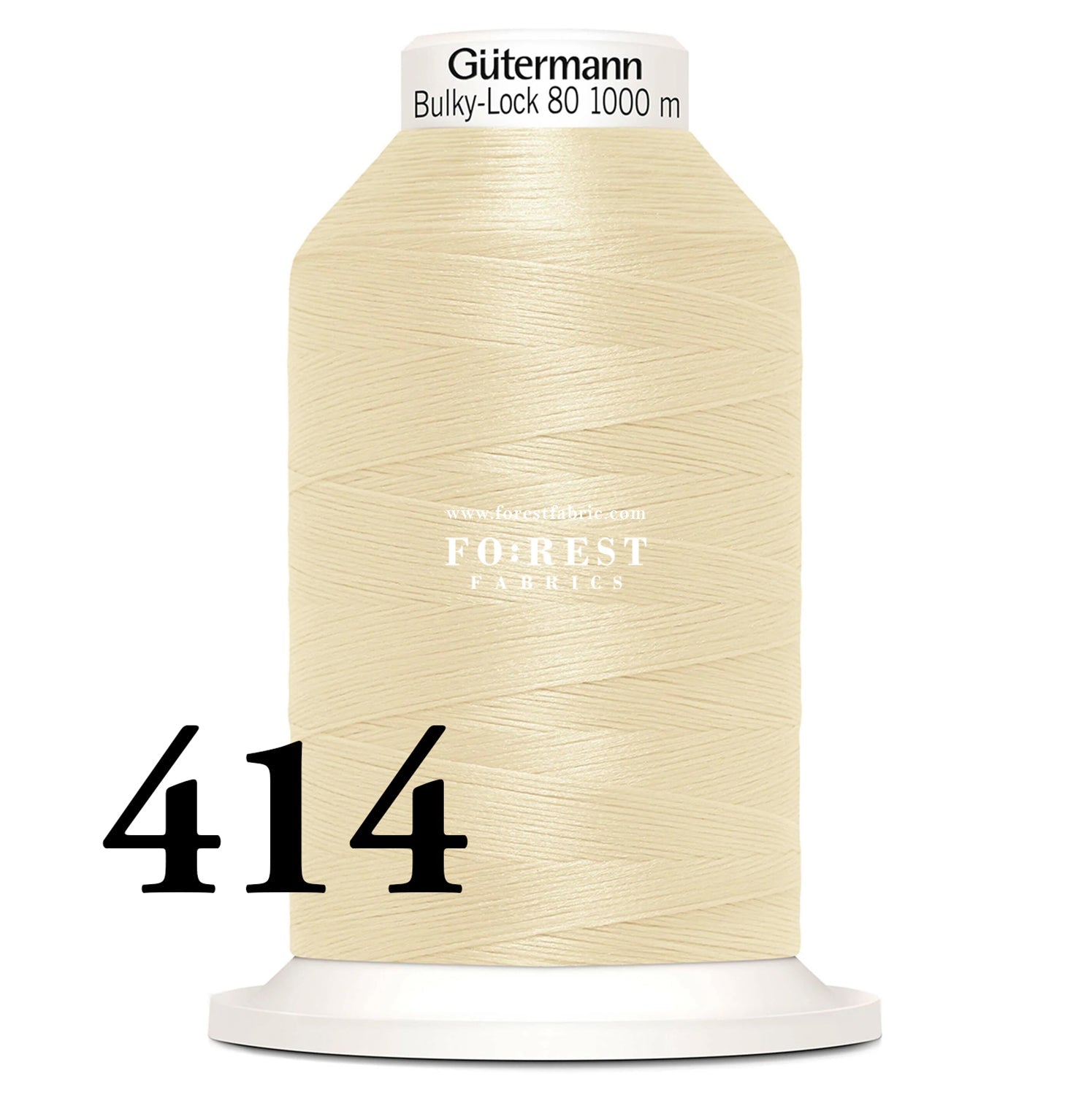 Gutermann Bulky - Lock 80 Thread 1000m彈性車縫線 - FO:REST Fabric 布恩堂Liberty fabrictana lawnjapanese fabricykk zipper