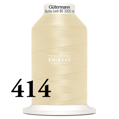 Gutermann Bulky - Lock 80 Thread 1000m彈性車縫線 - FO:REST Fabric 布恩堂Liberty fabrictana lawnjapanese fabricykk zipper