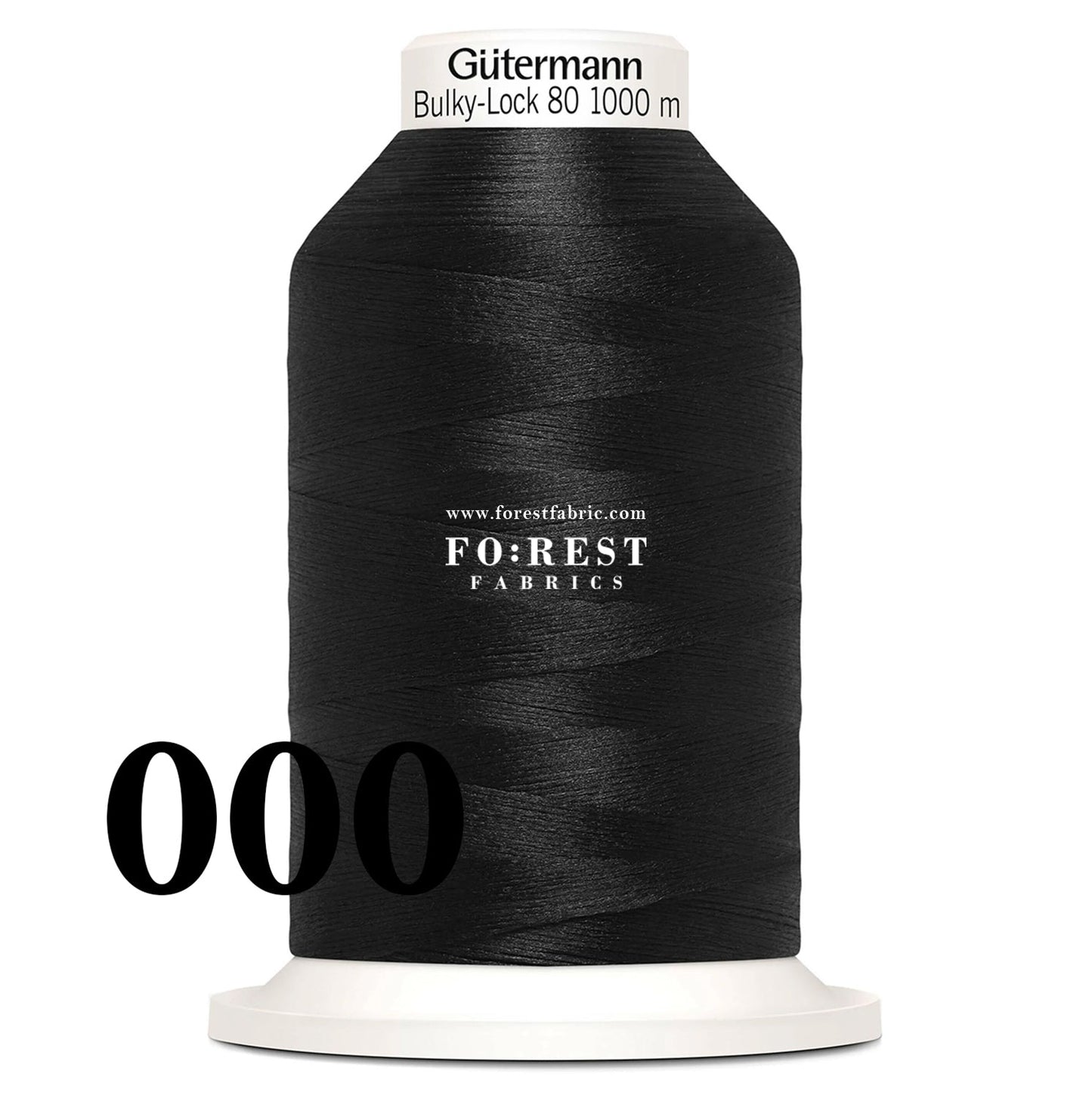 Gutermann Bulky - Lock 80 Thread 1000m彈性車縫線 - FO:REST Fabric 布恩堂Liberty fabrictana lawnjapanese fabricykk zipper
