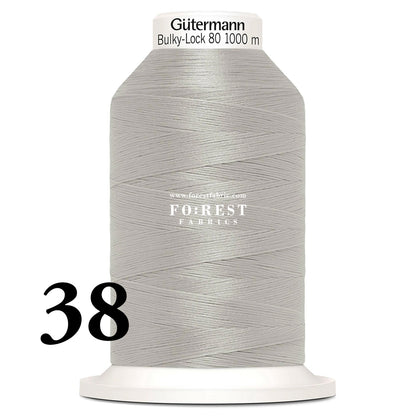 Gutermann Bulky - Lock 80 Thread 1000m彈性車縫線 - FO:REST Fabric 布恩堂Liberty fabrictana lawnjapanese fabricykk zipper