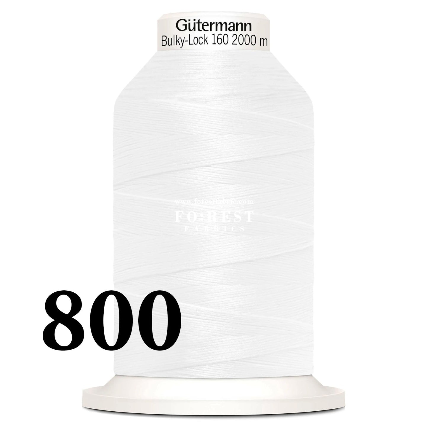 Gutermann Bulky - Lock 80 Thread 1000m彈性車縫線 - FO:REST Fabric 布恩堂Liberty fabrictana lawnjapanese fabricykk zipper